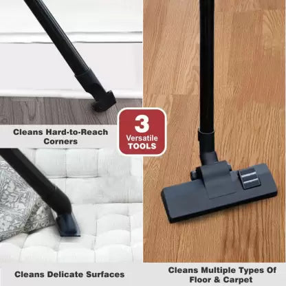 Inalsa Hygieia Dry Vacuum Cleaner with Reusable Dust Bag (red/black) Inalsa Hygieia Dry Vacuum Cleaner with Reusable Dust Bag (red/black)